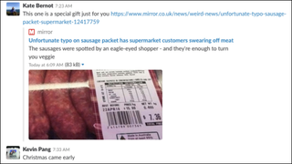 It's important to know which of your co-workers will appreciate the anus beef sausage